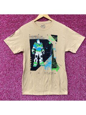 Disney Toy Story Buzz Lightyear Star Command T-Shirt Small